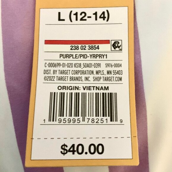 Kona Sol One Piece Purple Stripe Print V-Neck Adjustable Bathing Suit Size L - Picture 9 of 11